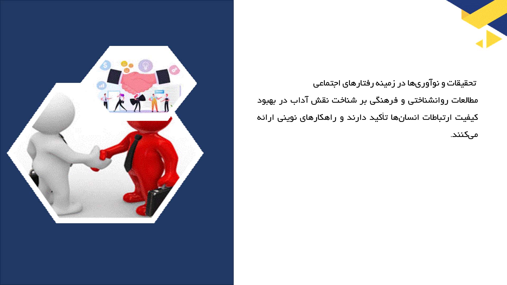 پاورپوینت در مورد آداب معاشرت در هنگام خداحافظی